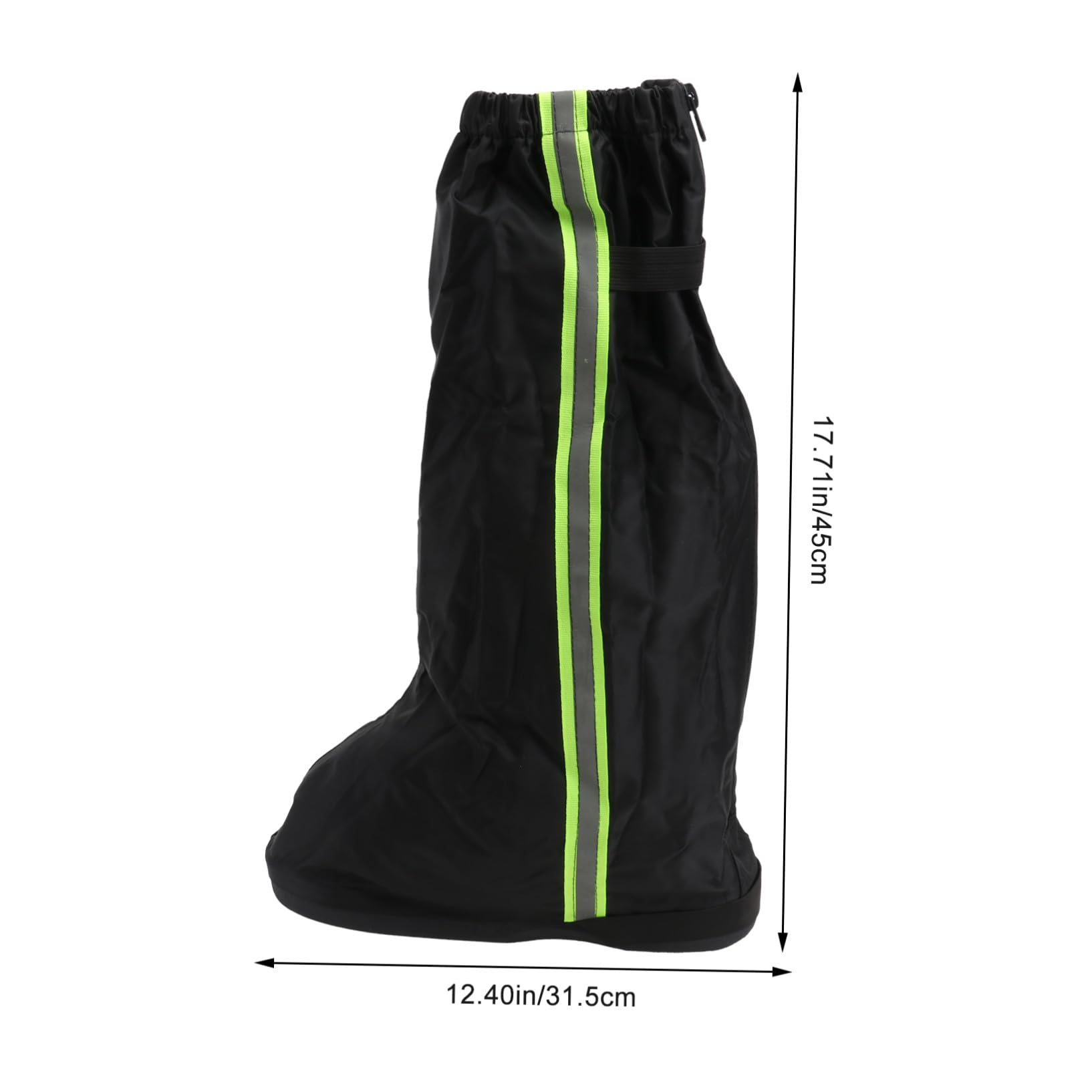 Polainas Impermeables para Exteriores y Senderismo, Cubre Zapatos De Tela Oxford Negra XXL, Resistentes Al Agua y Viento, Ajustables para Hombre y Mujer, Uso Trekking, Caza y Escalada