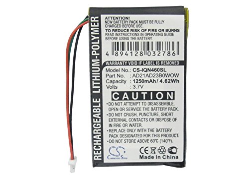 XSPLENDOR XPS Replacement Battery for Garmin Nuvi 465 Nuvi 465LTM Nuvi 465T Garmin AD21AD23B0WOW