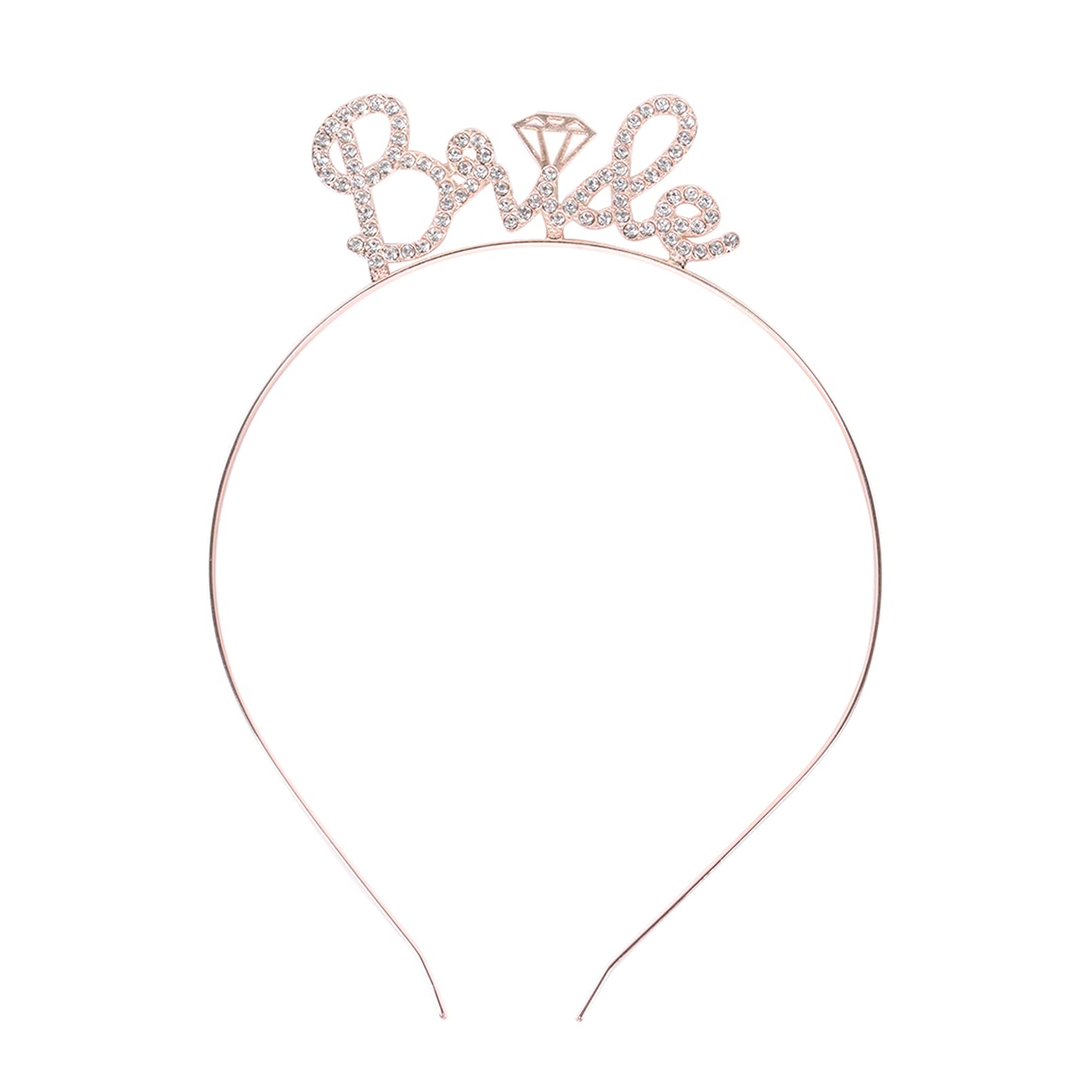 Braut-Stirnband Mit Weißer Rose – Für Junggesellinnenabschied, Blumenkrone, Flexibles Band