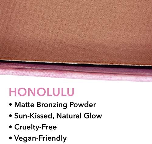 W7 Honolulu Bronzing Powder - Pressed Powder Bronzer - Contouring & Highlighting Vegan Makeup