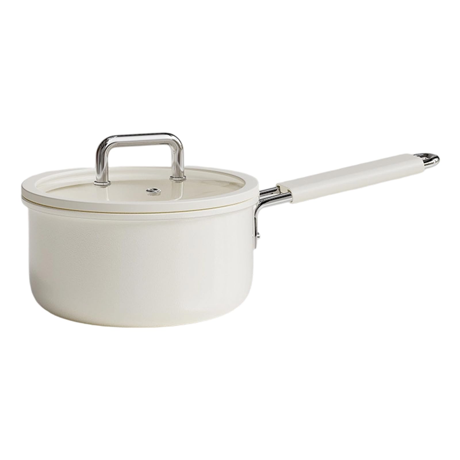 Tsophreniq Stick Resistant Cookware Set Uncoated Wrought Iron Construction Even Heat Distribution Family Kitchen Glass Lid Nonstick Set
