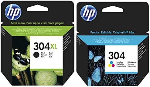 HP 304XL Black (N9K08AE) & 304 Colour (N9K05AE) Ink Cartridge Multipack