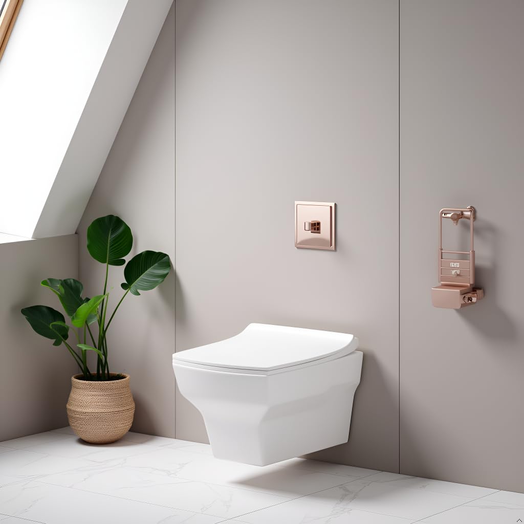 Wall Mounted Commode - Modern White Toilet -2 Wall Mounted Commode - Modern White Toilet -2