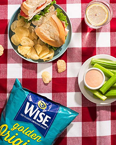 Wise Snacks Original Golden Classic Potato Chips, 1.25 Ounce (36 Count), Gluten Free