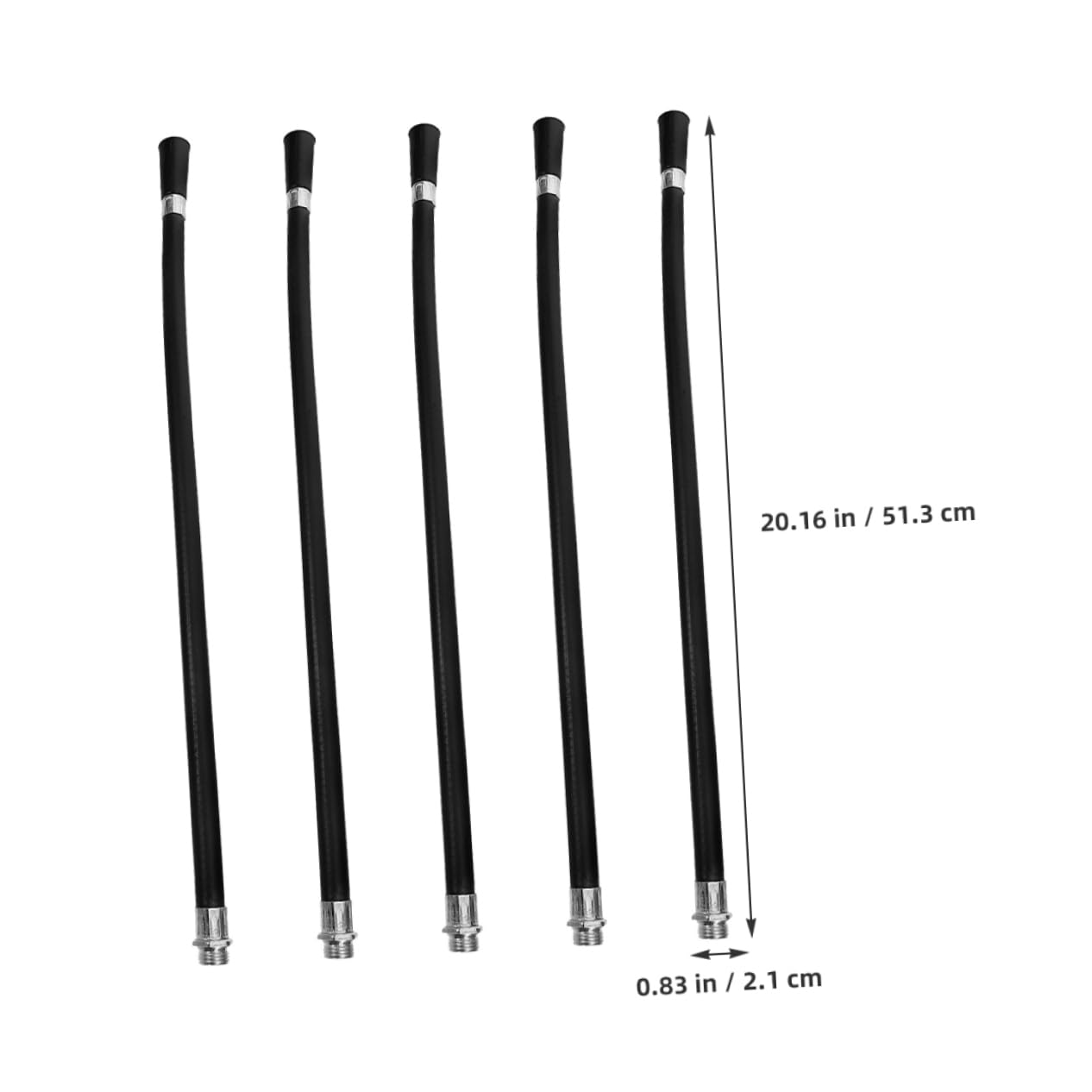 ARTIBETTER 5 Pack Fire Extinguisher Accessories Soft Nozzle Hose for Truck Vehicle Automotive Fire Safety Easy to Use