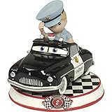 Precious Moments Sheriff, Resin Figurine, Cars 2, 164432 Showcase Disney Pixar Collection, Multicolor
