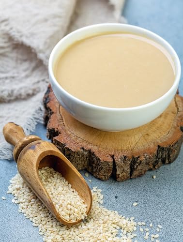 Image of Minimal White Tahini Paste-200 gram 100% Sesame Seeds Smooth & Creamy No Additives Ideal for Hummus, Dressings & Baking
