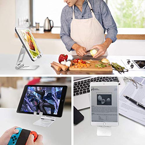 Licheers Adjustable Tablet Stand, Ipad Stand, Desk Phone Holder Stand Dock For Ipad Pro 9.7, 10.5, 12.9 Air Mini 4 3 2, Iphone 14 13 12 11 Pro Max, Samsung Galaxy, Surface, Kindle, E-Reader #TOP6