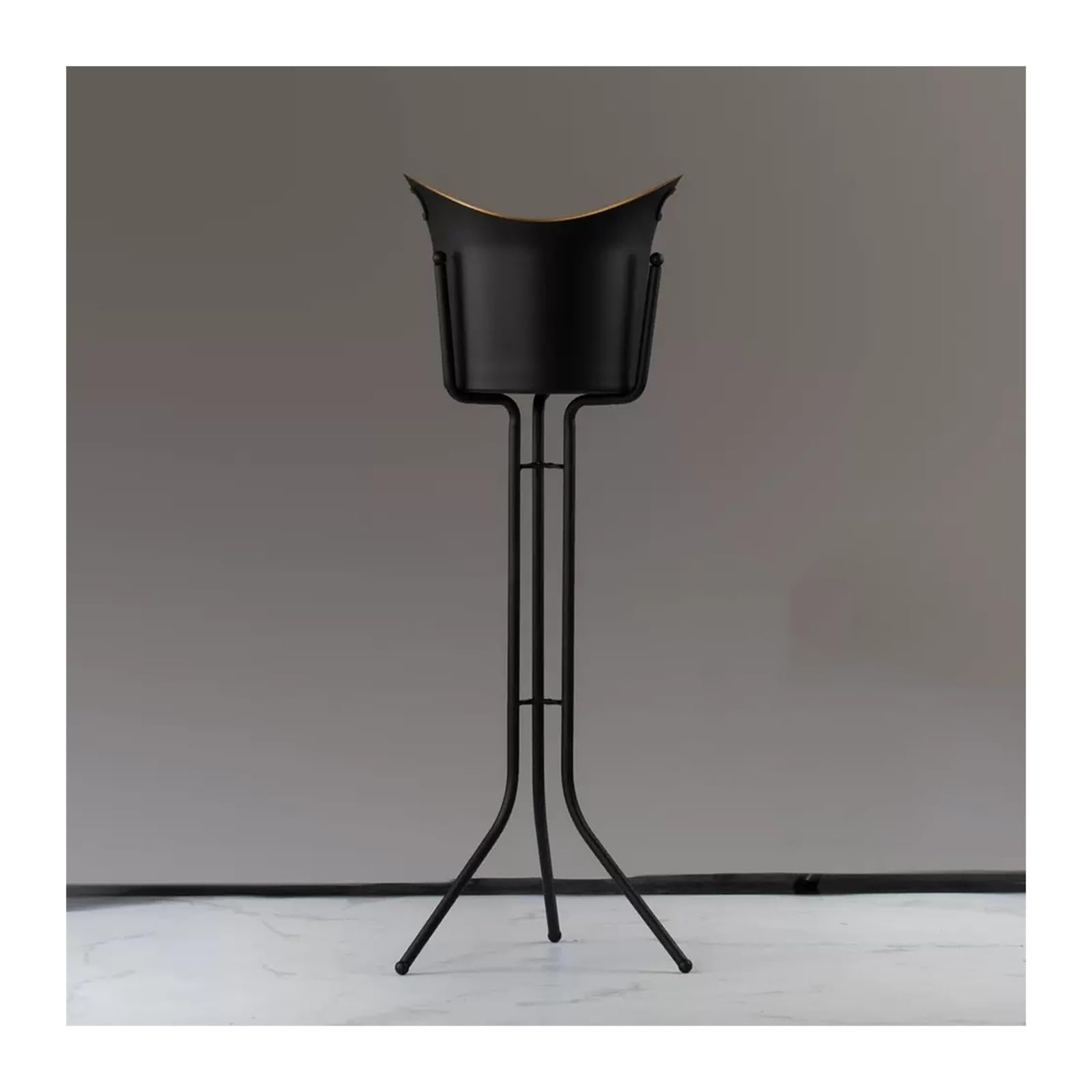 Secchiello per Champagne in Acciaio Inox con Supporto, refrigeratore per Vino da Pavimento, Secchiello per Ghiaccio per Feste, Eventi, Uso Interno ed Esterno.