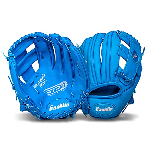 Image of Franklin Sports Kids Baseball Gloves - RTP Youth Teeball Glove + Ball Set - Boys + Girls Teeball Mitt Set - Kids + Toddlers - 9.5 inch
