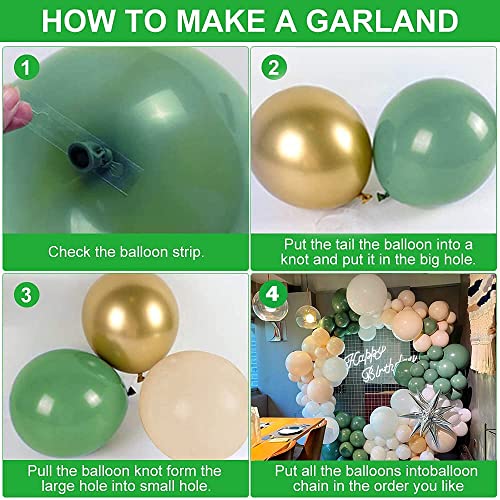 Kit Arco Ghirlanda Palloncini Verde, Palloncini