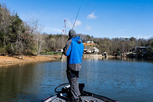 Huk Men's Tournament Wind & Water Proof Rain Jacket, Blue, Large #TOP5