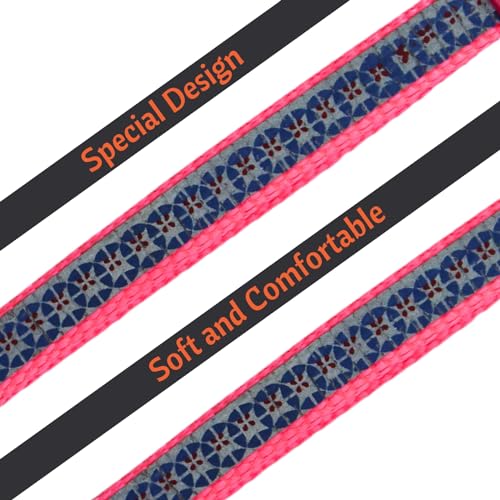Image of Emily Pets Cute Cat Collar for Girl Boy, Colorful Breakaway Cat Collars with Bell, Adjustable Printed Nylon woth Safety Buckles Kitten Collar (Color May Vsry)