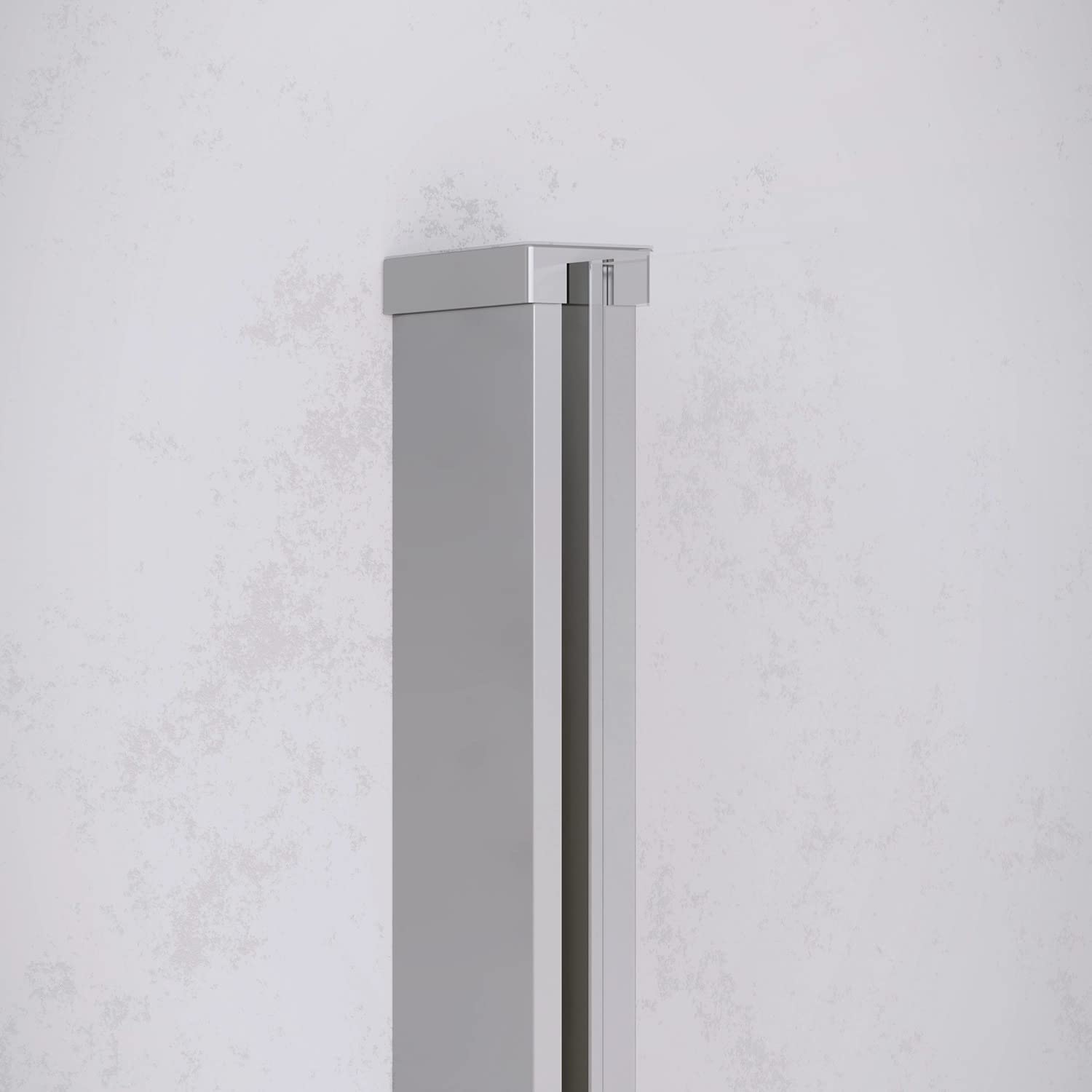 Box Doccia 120cm Walk-in Altezza 200cm Vetro Temperato Trasparente da 8mm con Trattamento Anticalcare mod. Lazaros