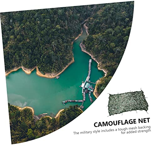 Amosfun 1Pc Rede De Camuflagem Lona De Acampamento Plantas De Vegetais Selva Decoração Camuflagem So
