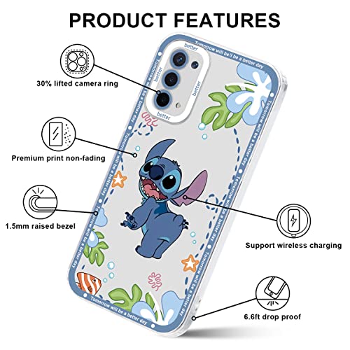 2 Confezioni - Stitch Cover per OPPO A74/A54 5G