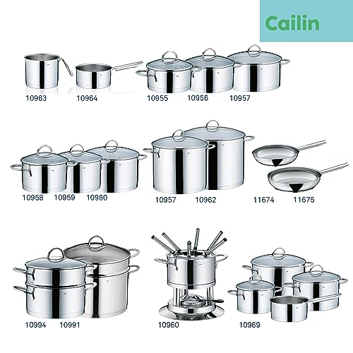 Foto von kela Milchtopf Induktion 1,75 L CAILIN, Milchkochtopf 14 cm, Edelstahl 18/10, Innenskalierung, Milchtopf mit Ausgießer, unbeschichtet