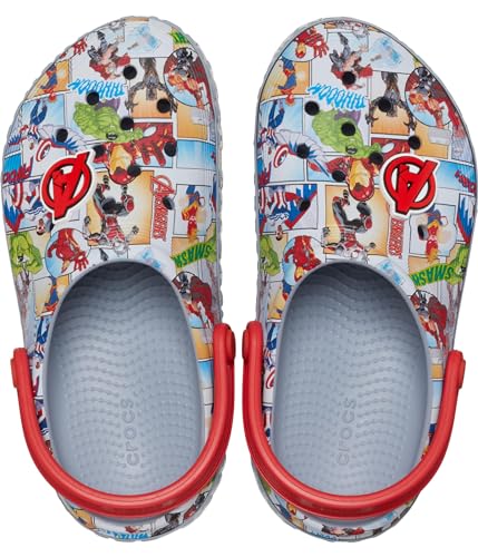 crocs unisex-child avengers off court clogs little kidbig kid