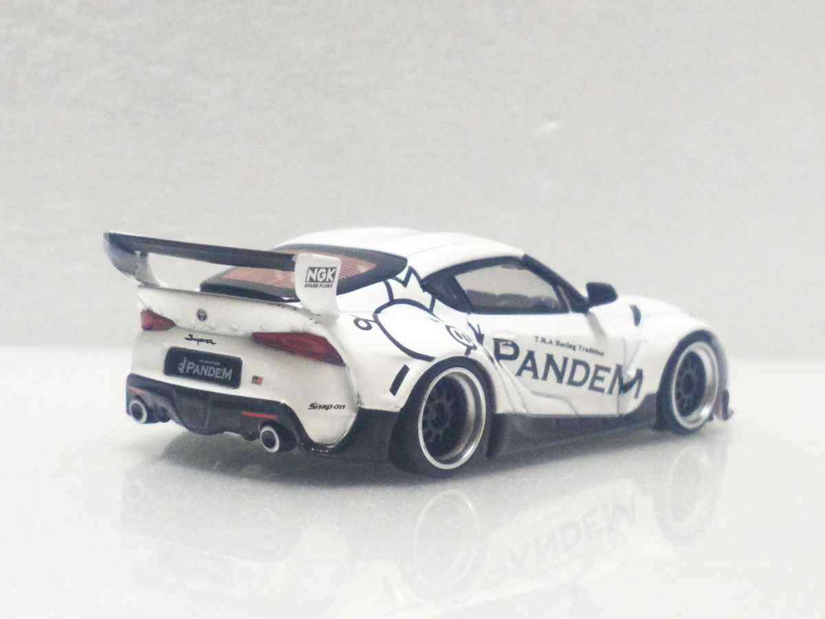 Amazon.co.jp: [改]MINI GT 1/64 トヨタ GRスープラ パンデム ホワイト