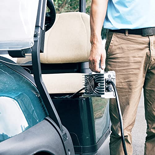 Yileide E1500W Seris 36V18A Golf Cart Battery Charger With 2-Pin Crowfoot Plug For Clubcar/Yamaha Golf Carts #TOP5