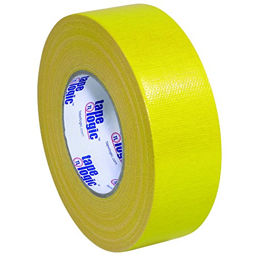 Image of Tape Logic (24 Pack) Multipurpose Yellow Duct Tape, 2 Inch x 60 Yards, 10.0 Mil Thick, For Labeling, Patching, Temporary Repairs, Marking and Social Distancing