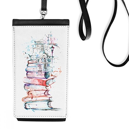 Cadeau sac téléphone intelligent aquarelle rue pour Noël