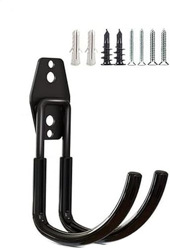 zoele Wall Mounting High Velocity Floor Fan Bracket, Wall Mount Industrial Grade Floor Fan Hook Hanger, Wall Fan Support Hook kit (Black)