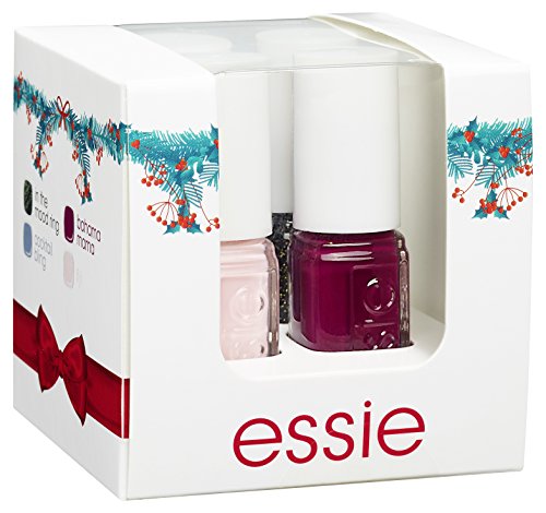 essie Mini Cube 4 -Nagellacke Fiji, Cocktail Bling, In the Moodring und Bahama Mama