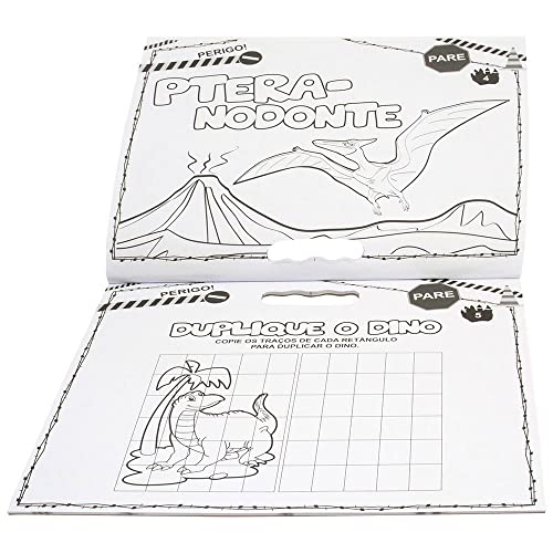 Megapad - Colorir & Atividades: Dinossauros: Megapad - Colorir & Atividades: Dinossauros: - Imagem 5