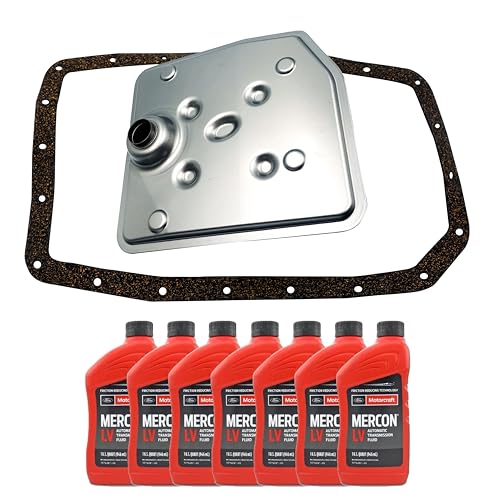 6R80 Transmission Filter with Premium Cork Rubber Gasket 2011-2018 Shallow Pan fits 2017-2018 6R100 F Series Super Duty | Replaces FT188, BL3Z-7A191-C, (7) XT-10-QLVC