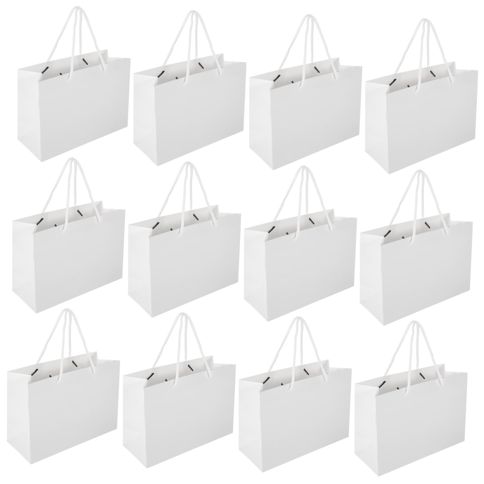 MAGICLULU Bolsas Obsequios 20 de Papel y Algodón Reutilizables de Obsequio y Ligeras para Dulces y Chocolates en Bodas y Eventos