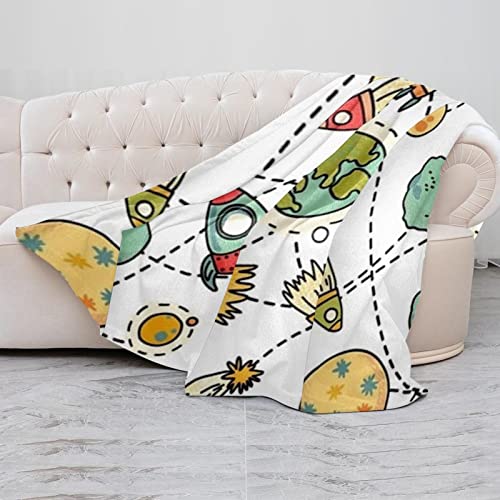 Couverture polaire douce fusées pour créer un cocon de tendresse et de confort - 5