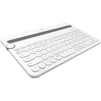Logicool Wireless Keyboard K480WH Bluetooth Keyboard, Wireless, for Windows, Mac, iOS, Android, Chrome, K480 White, Genuine D