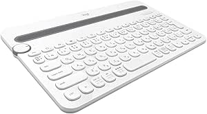 ロジクール ワイヤレスキーボード K480WH Bluetooth キーボード ワイヤレス 無線 Windows Mac iOS Android Chrome K480 ホワイト 国内正規品