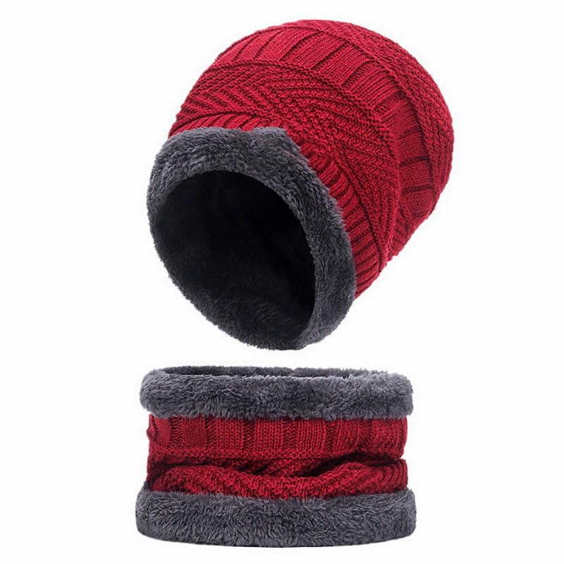 Unisex Winter Beanie Hat & Neck Muffler Set – Ultra Soft Woolen Cap and Scarf Combo for Men & Women-image-36