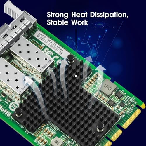 OCP 3.0 Adaptador de Red Ethernet Mezzanine de Puerto Doble 10G SFP+ miniatura 4