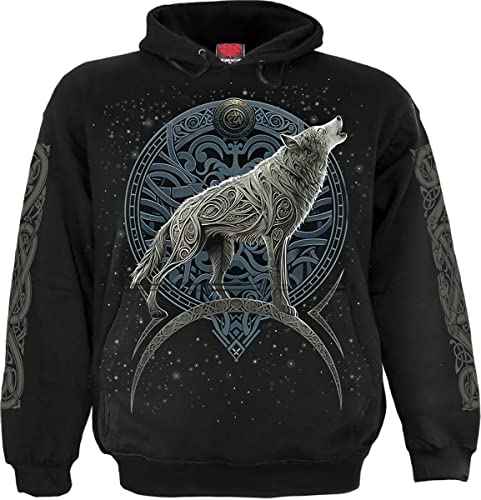 Spiral - Celtic Wolf - Hoody Black