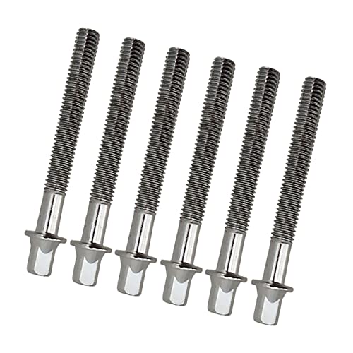 Abaodam 6pcs Tornillos de Montaje para Pernos de Tambor de Metal y Arandelas para Hardware de Tambor miniatura 1