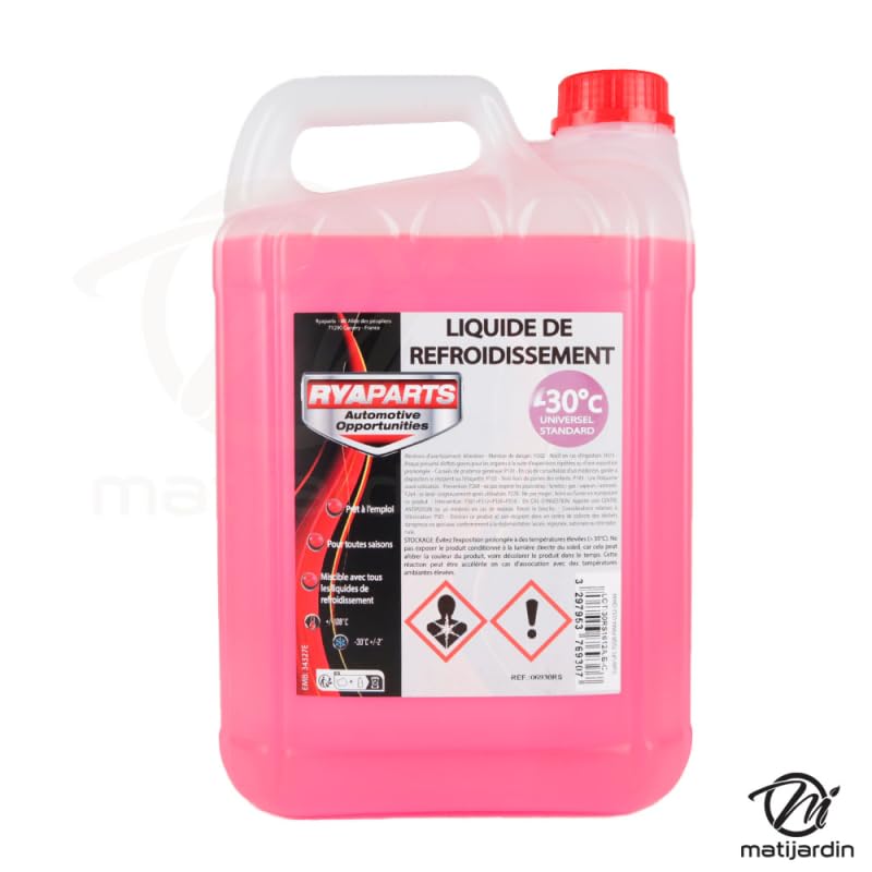 Matijardin - Liquide de refroidissement universel rose 5 litres