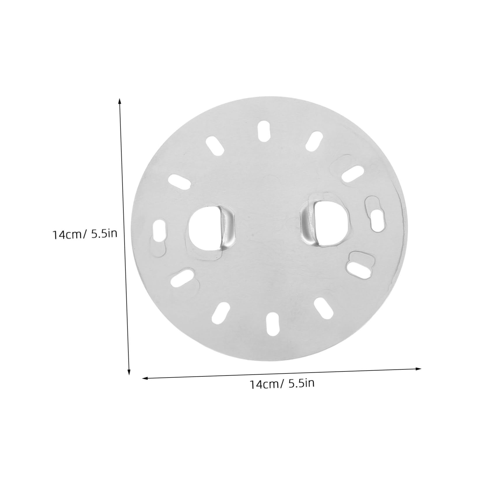 OFFSCH Duction Heat Conducting Plate 140x1.5mm Stainless Steel Induction Adapter for Uniform Heat Distributi