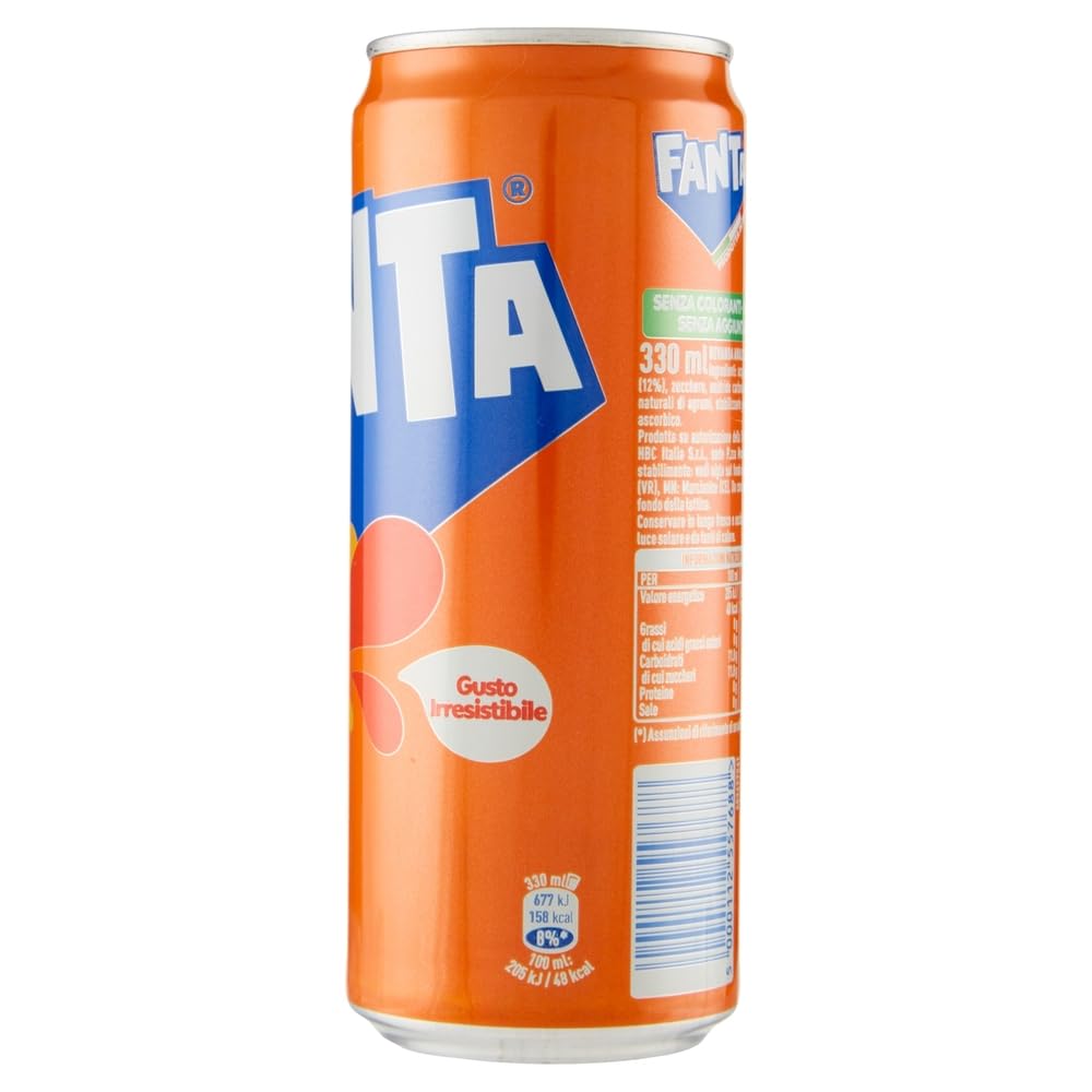 Italian Gourmet Orange Soda 48×330 ml Erfrischungsgetränk mit Orangengeschmack fruchtig spritzig ohne Alkohol Familienpack + Italian Gourmet Polpa
