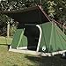 vidaXL 2 Person Green Outdoor Tent Polyester & Polyethylene Mesh Weatherproof with Zipper PU Coating Breathable Waterproof 87.8 X 64.2 X 51.2 in Portable Carry Bag Camping Shelter for Hiking