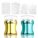 【Características】 Patrón altamente reductor, la cabeza de silicona tiene un fuerte poder de adsorción, que puede reducir en gran medida el patrón y crear una superficie delicada para las uñas.