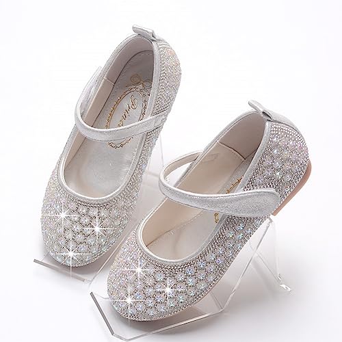 Toddler Little Girls Mary Jane Ballet Ballerina Flats Slip-on School Party Princess Dress Shoes4