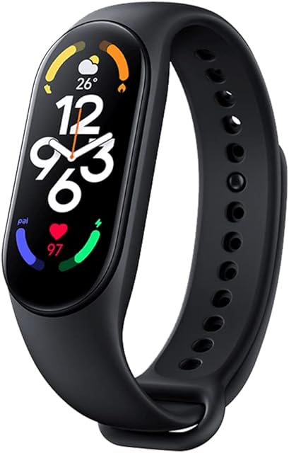 Mi Band 7 Standard Edition Smart Bracelet 1.62'' AMOLED BT 5.2 Com 120 Modos de Treino Análise de Treino Profissional Suporte Chinês e Inglês Versão Doméstica Preto