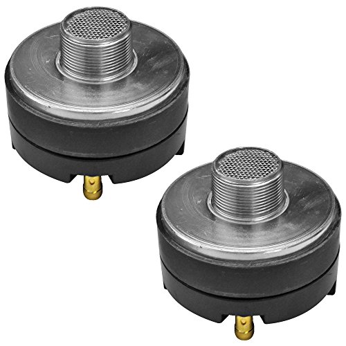 Seismic Audio - T-Driver-2Pack - Pair of Titanium Compression Horn Drivers - 100