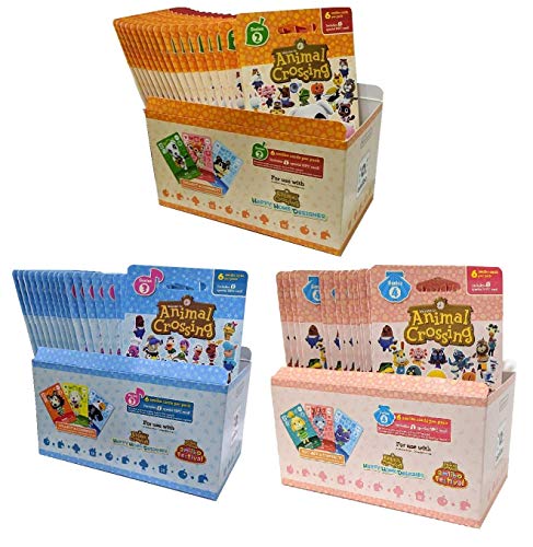 Animal Crossing Amiibo Cards Series 2 3 4 Set Bundle (54 Packs) (6 Cards Per Pack / 324 Cards)
