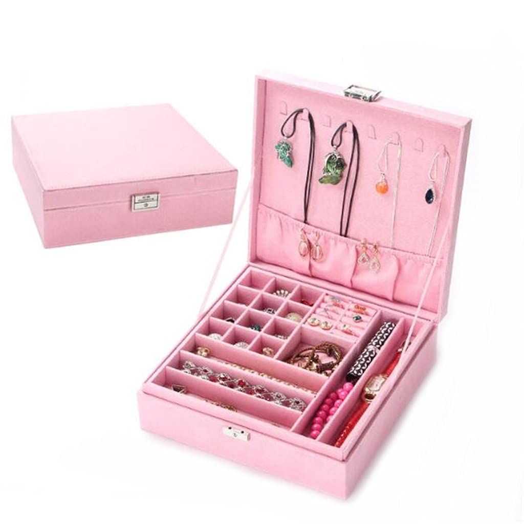 Caja de presentación de Terciopelo a la Moda, joyería, Collares, Pendientes, Pulseras, Anillos, Cajas de Almacenamiento, Organizador, Estuches de Transporte para joyería