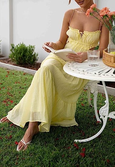 Women Sexy Spaghetti Strap Low Cut Dress Y2k Bodycon Long Dress Sleeveless Backless Maxi Dresses Going Out Party Clubwear4