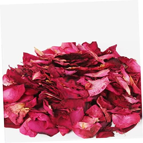 100g pétalos secos de rosa roja para baño miniatura 5